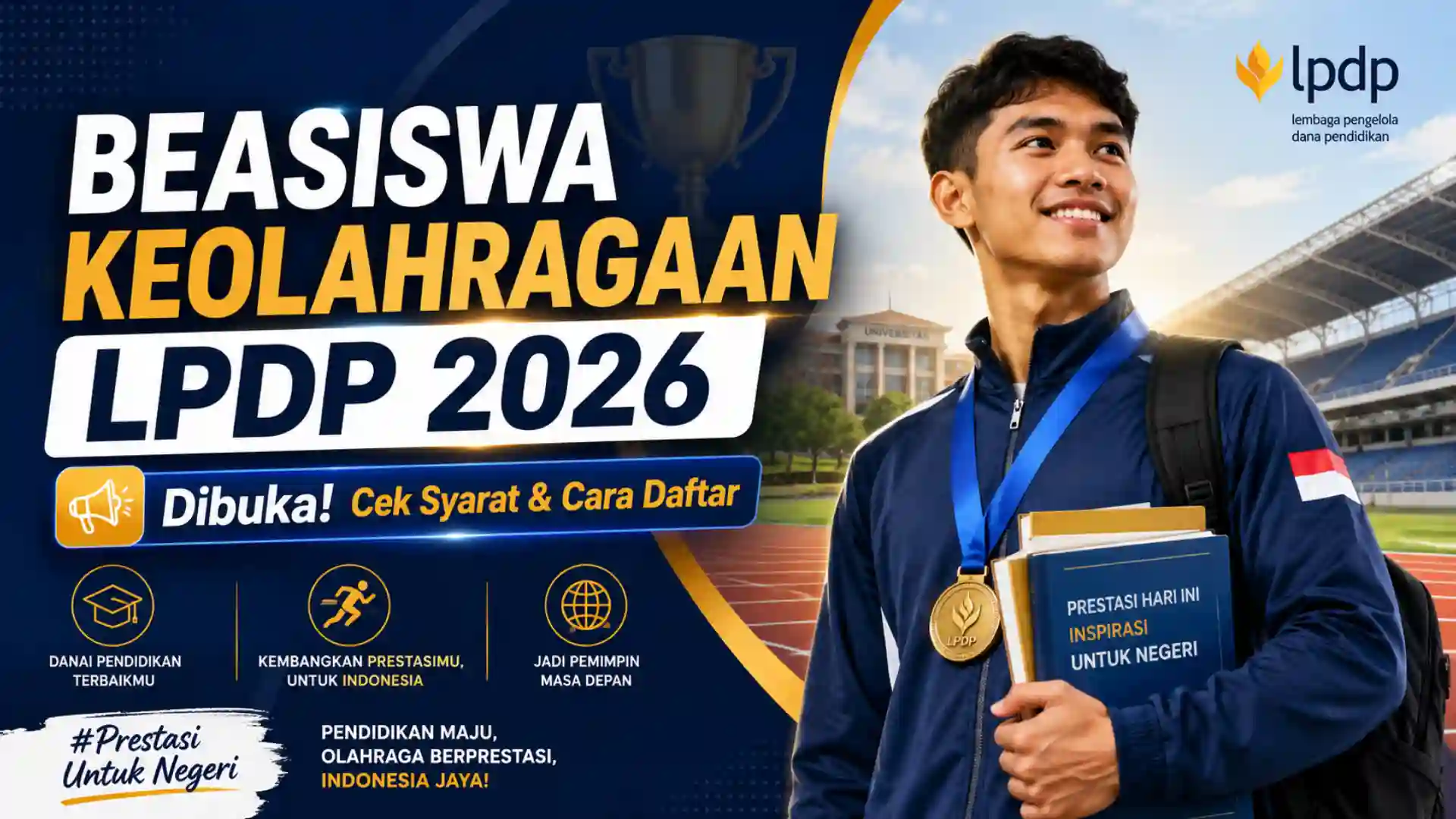 Beasiswa Keolahragaan LPDP 2026 Syarat dan Jadwal