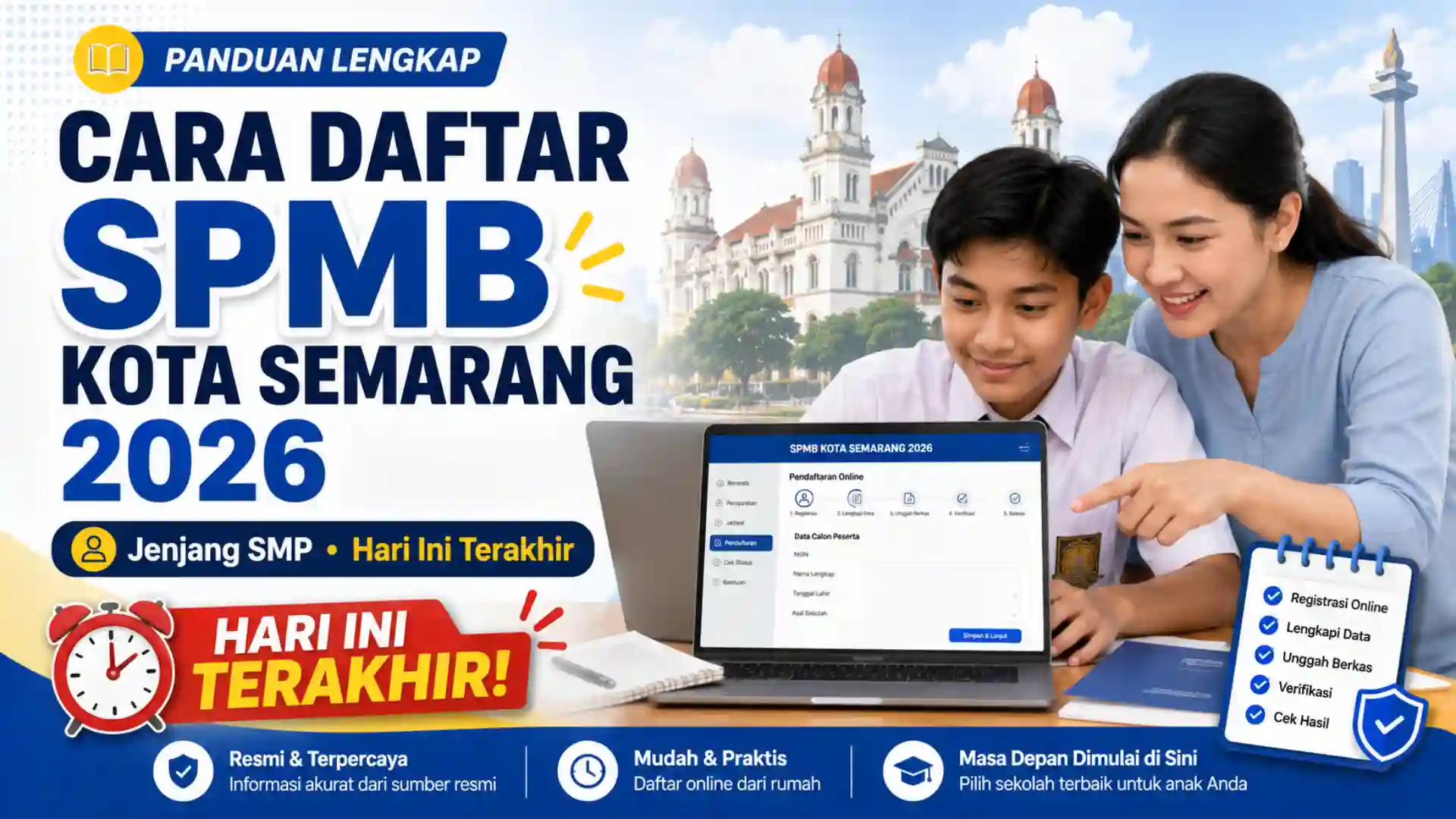 Cara Daftar SPMB Kota Semarang 2026 SMP