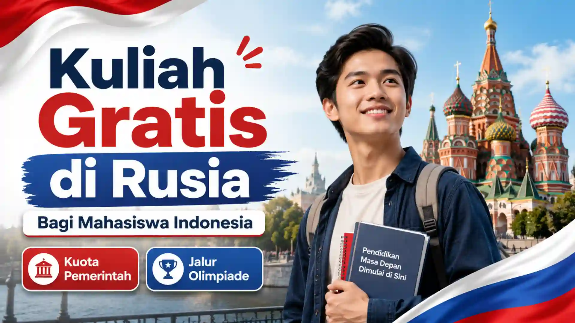 Cara Kuliah Gratis di Rusia untuk Mahasiswa Indonesia