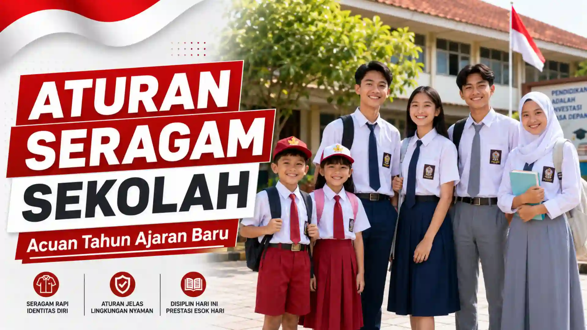 Cek Ketentuan Seragam Sekolah Tahun Ajaran Baru