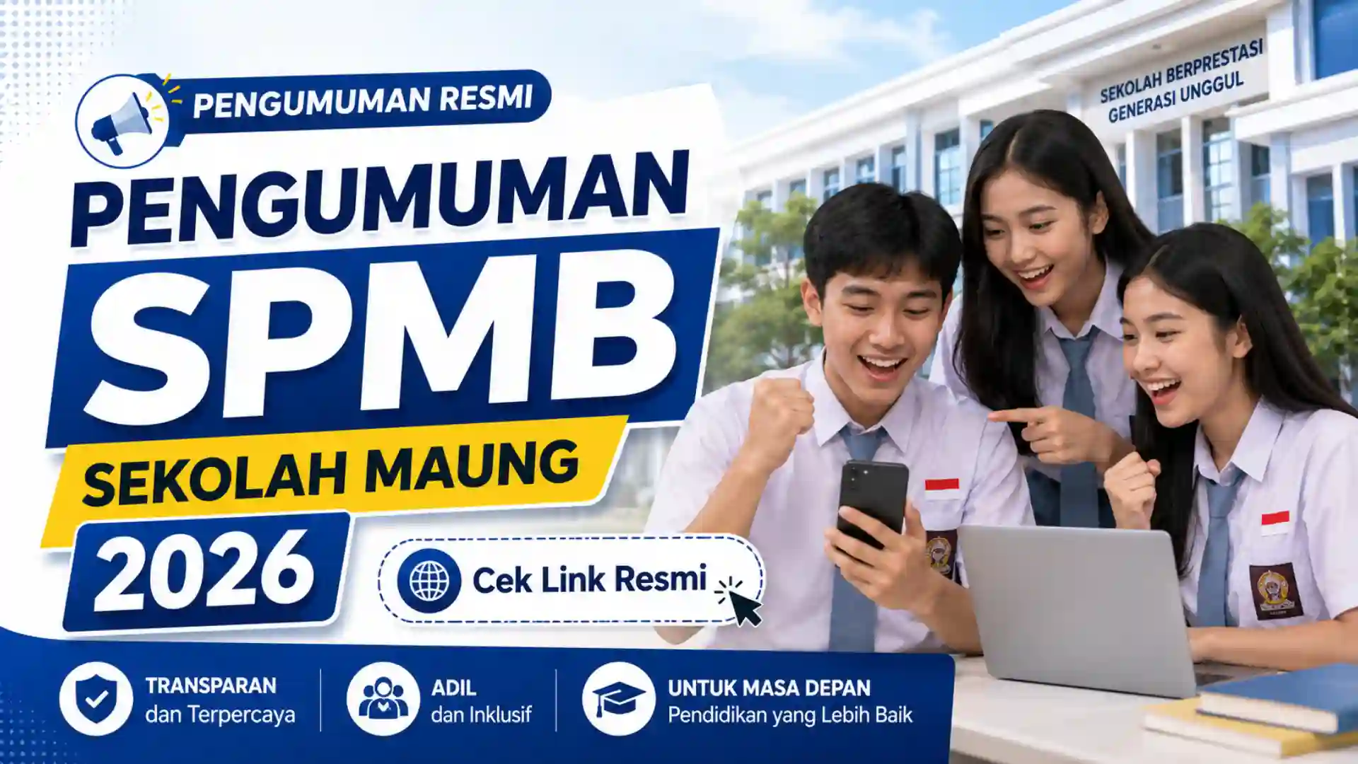 Pengumuman SPMB Sekolah Maung 2026 Cek Link Resmi