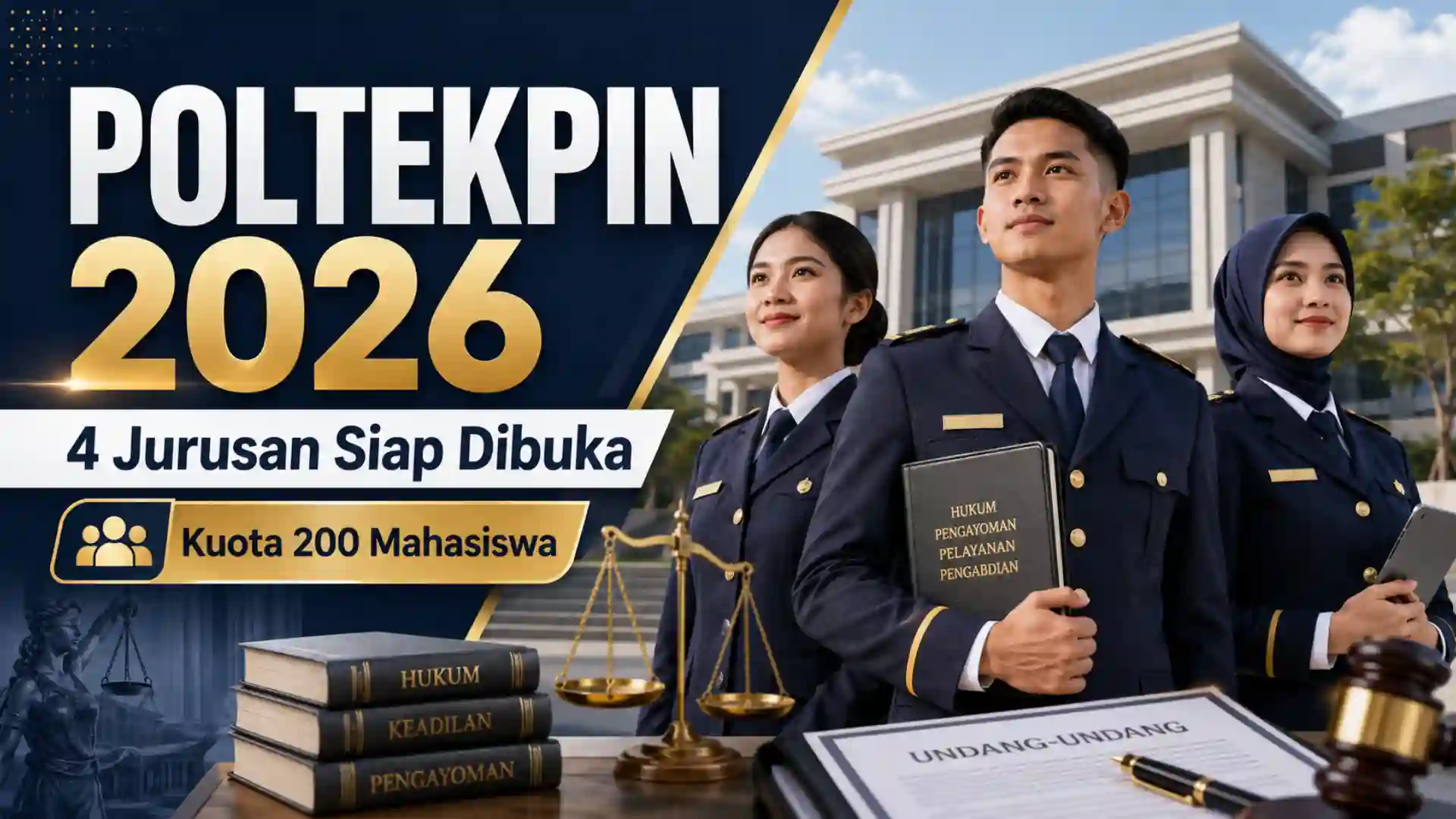 Poltekpin Siap Dibuka 2026, Ini 4 Jurusannya