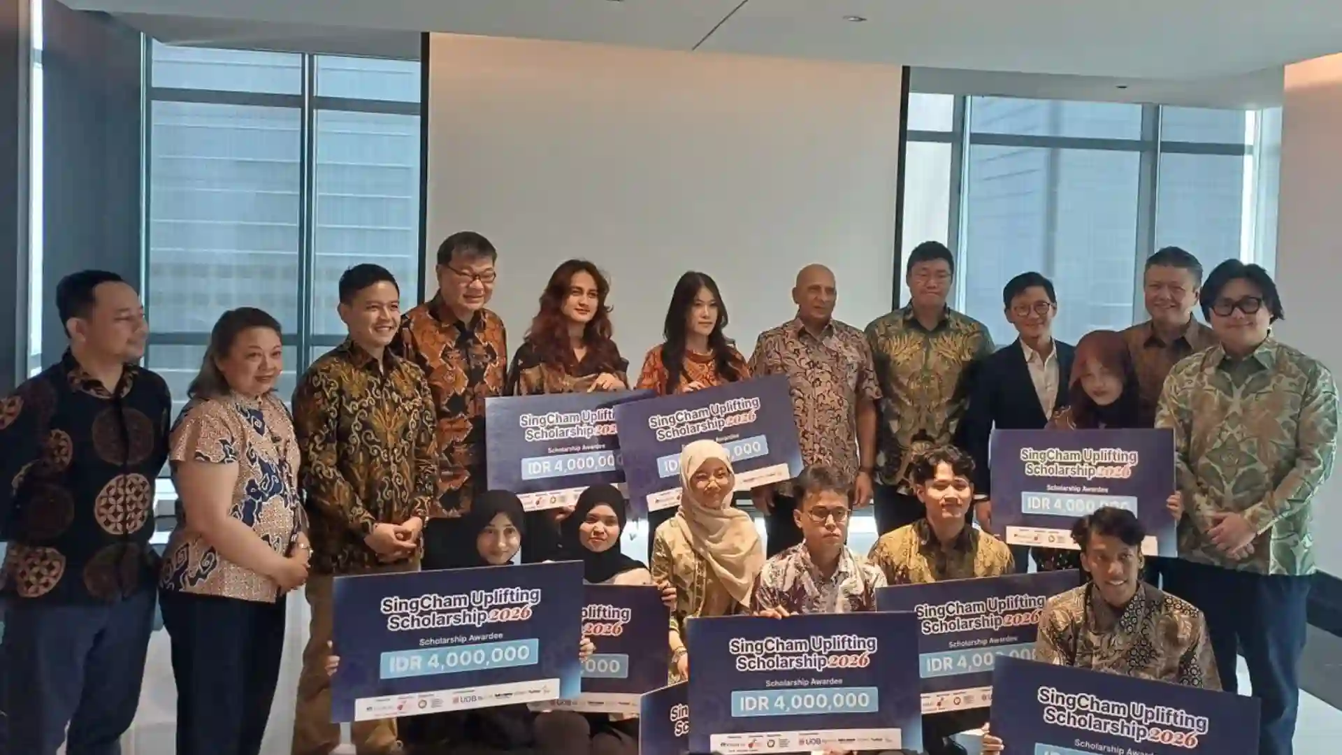 13 Penerima Beasiswa SingCham 2026 Dapat Rp 4 Juta