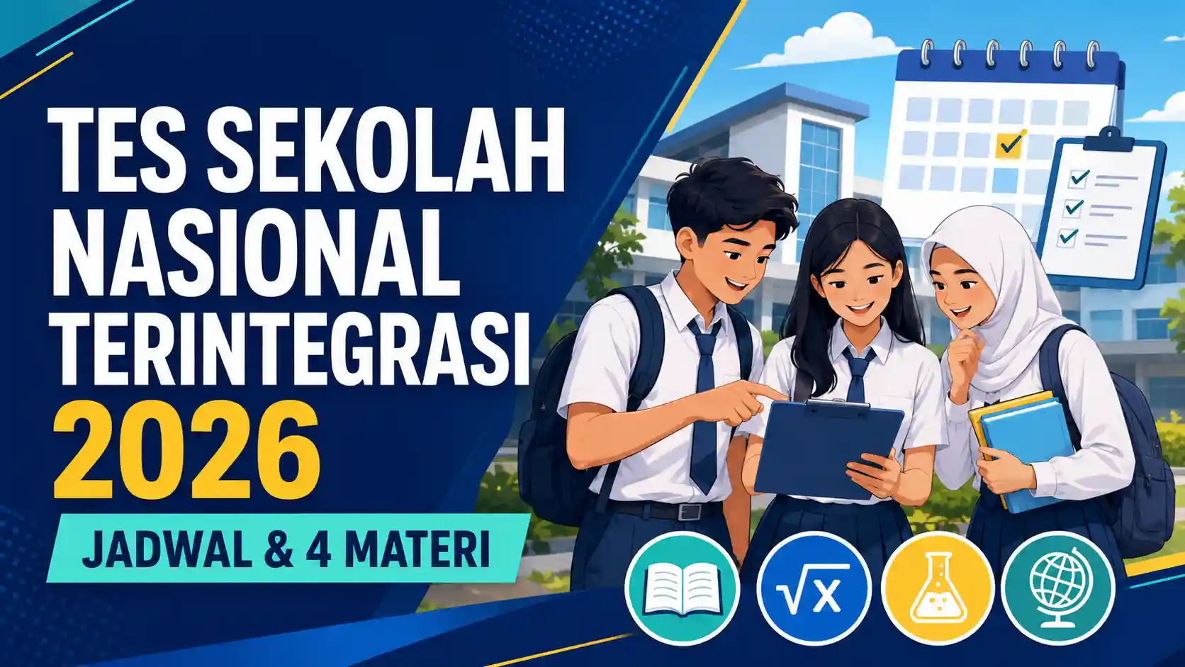4 Materi Tes Sekolah Nasional Terintegrasi 2026