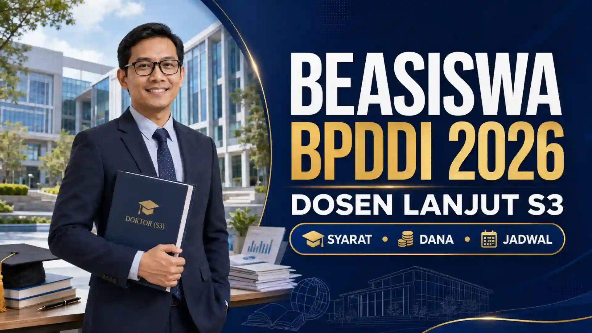 Beasiswa BPDDI 2026 Dibuka untuk Dosen S3