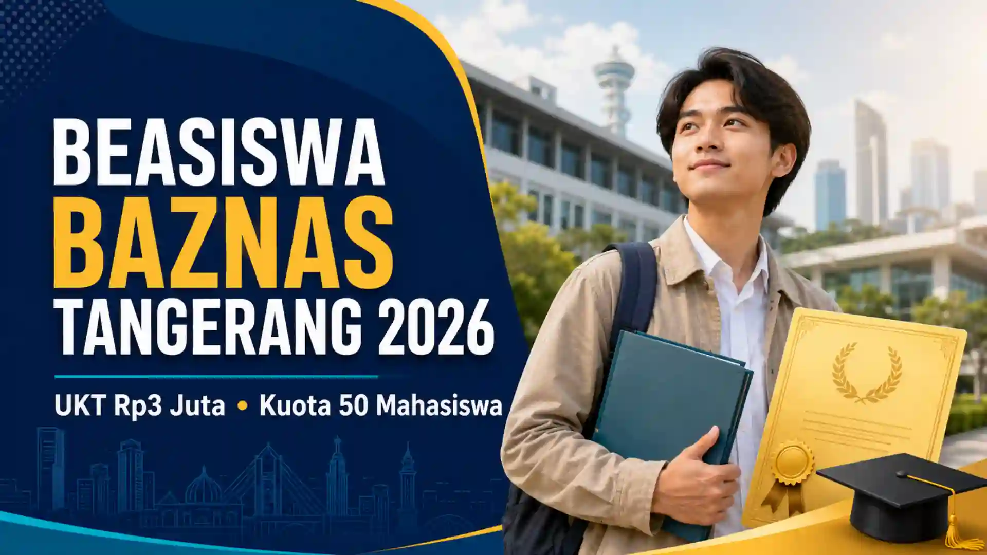 Beasiswa Cendekia Baznas Tangerang 2026 Dibuka