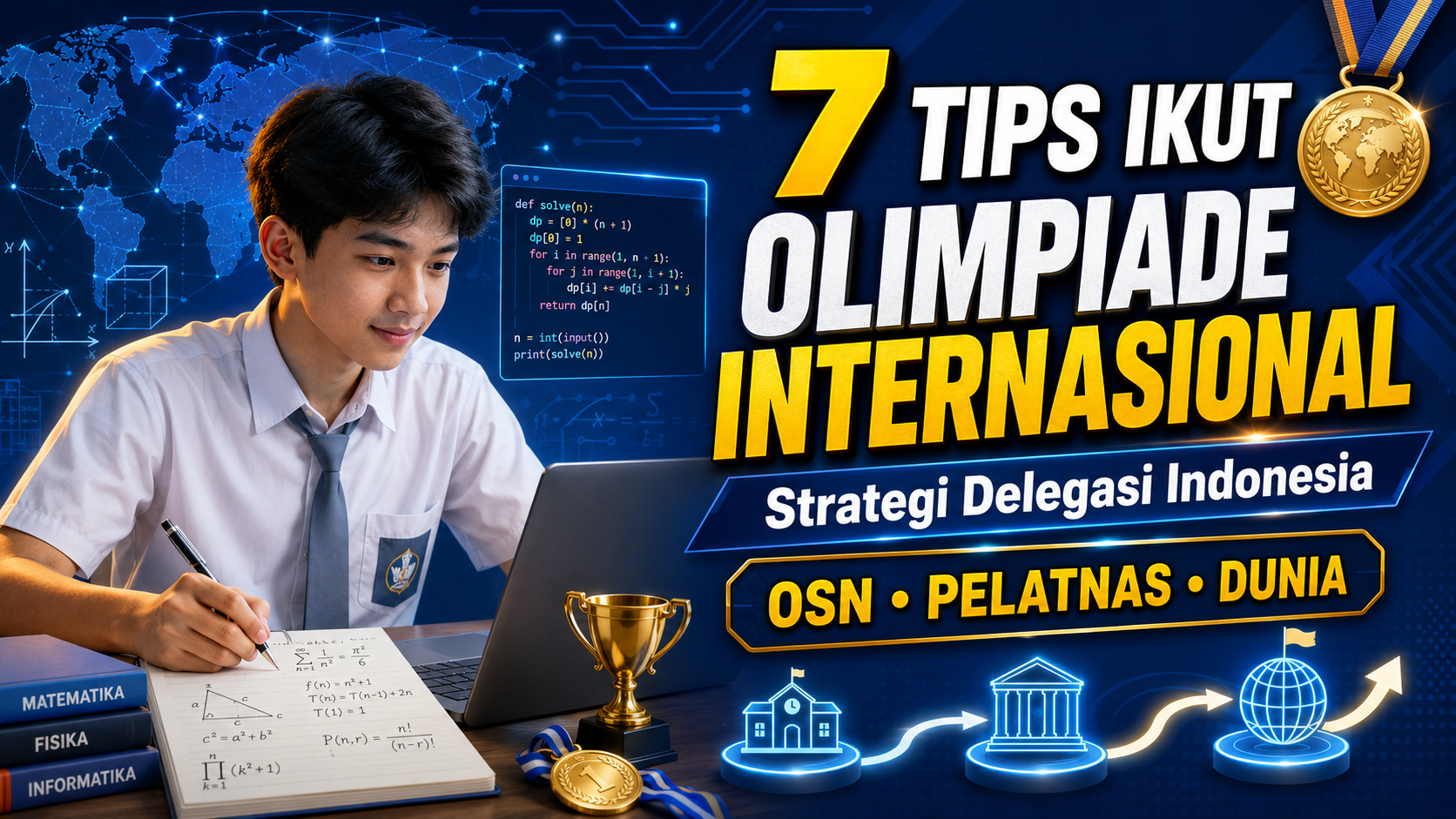 7 Tips Ikut Olimpiade Internasional dari Delegasi RI
