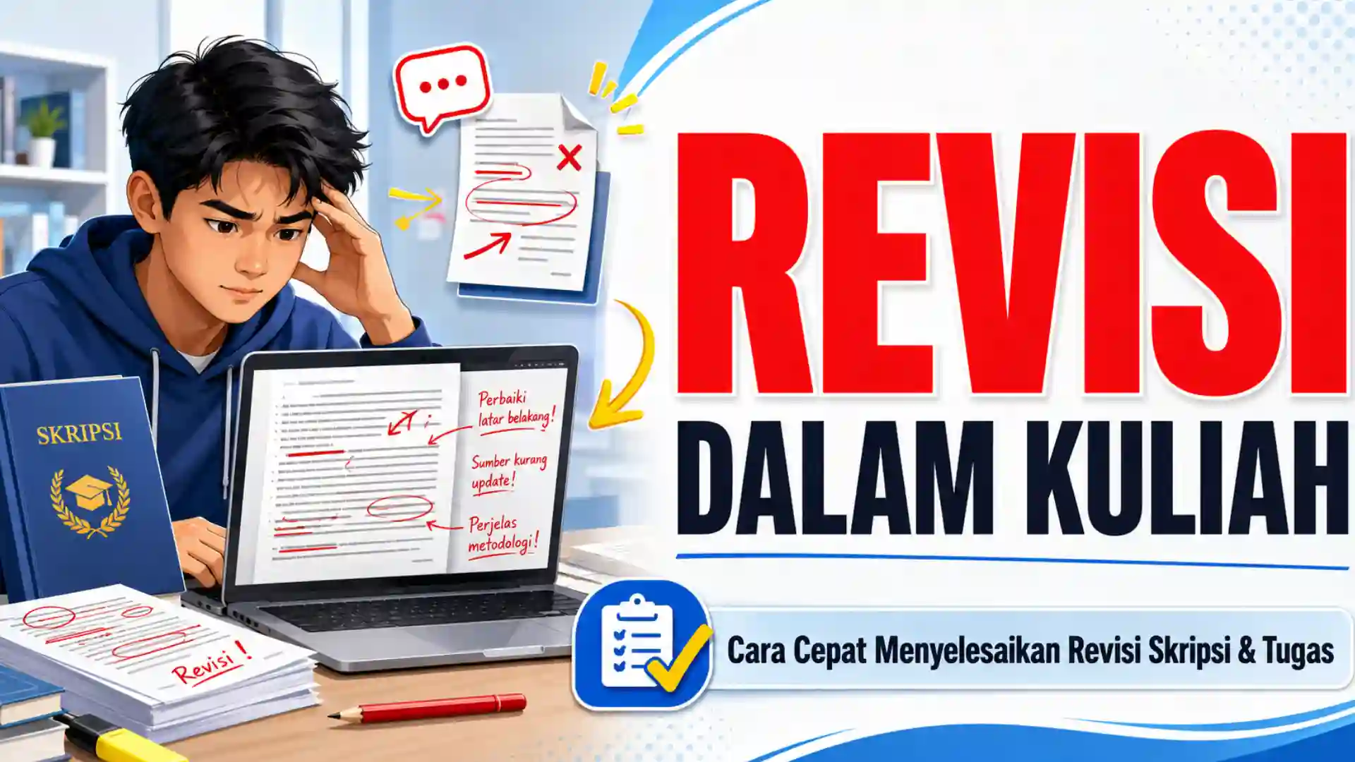 Revisi dalam Kuliah dan Cara Menyelesaikannya