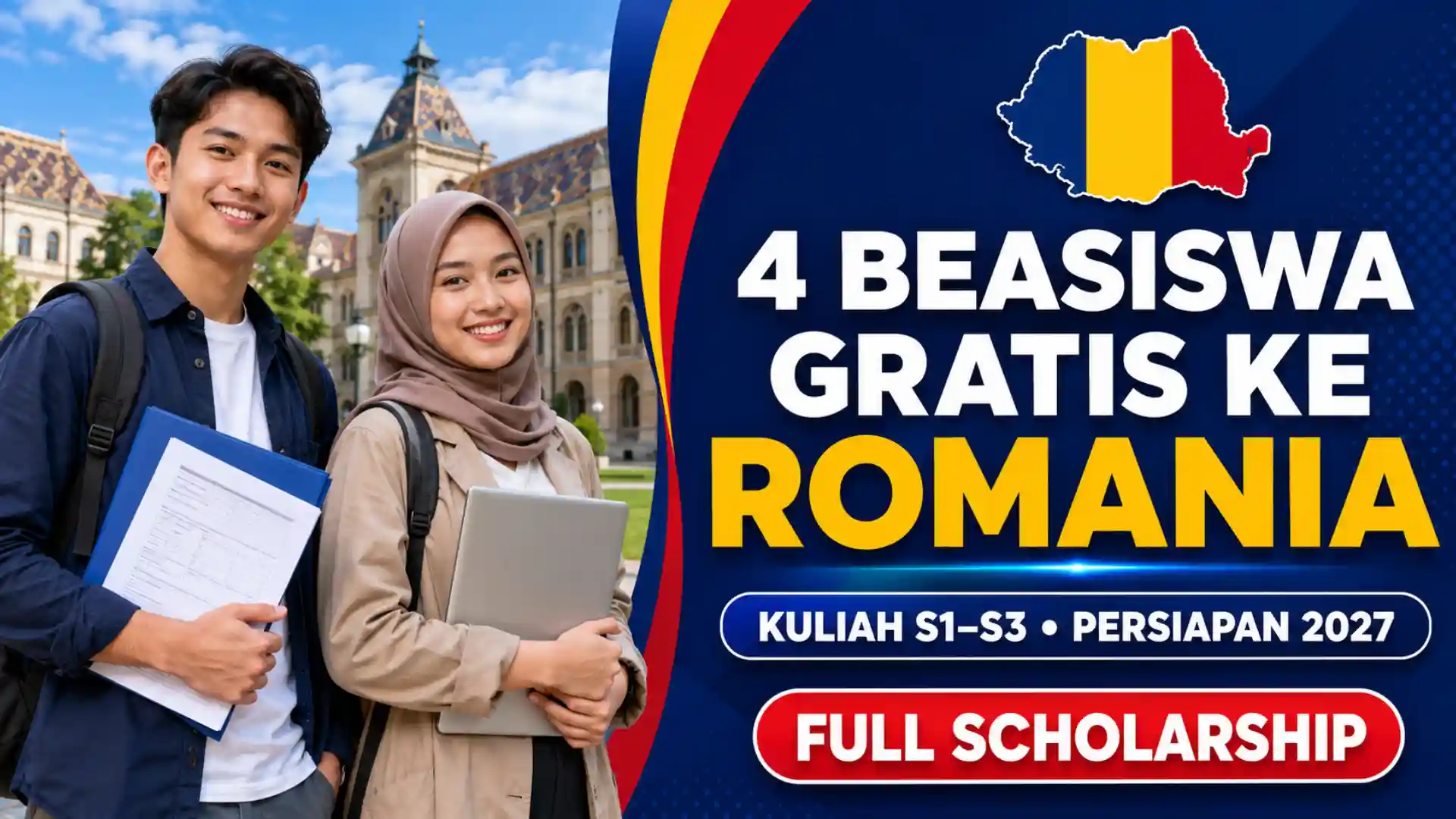 4 Beasiswa Gratis ke Romania untuk Kuliah S1–S3