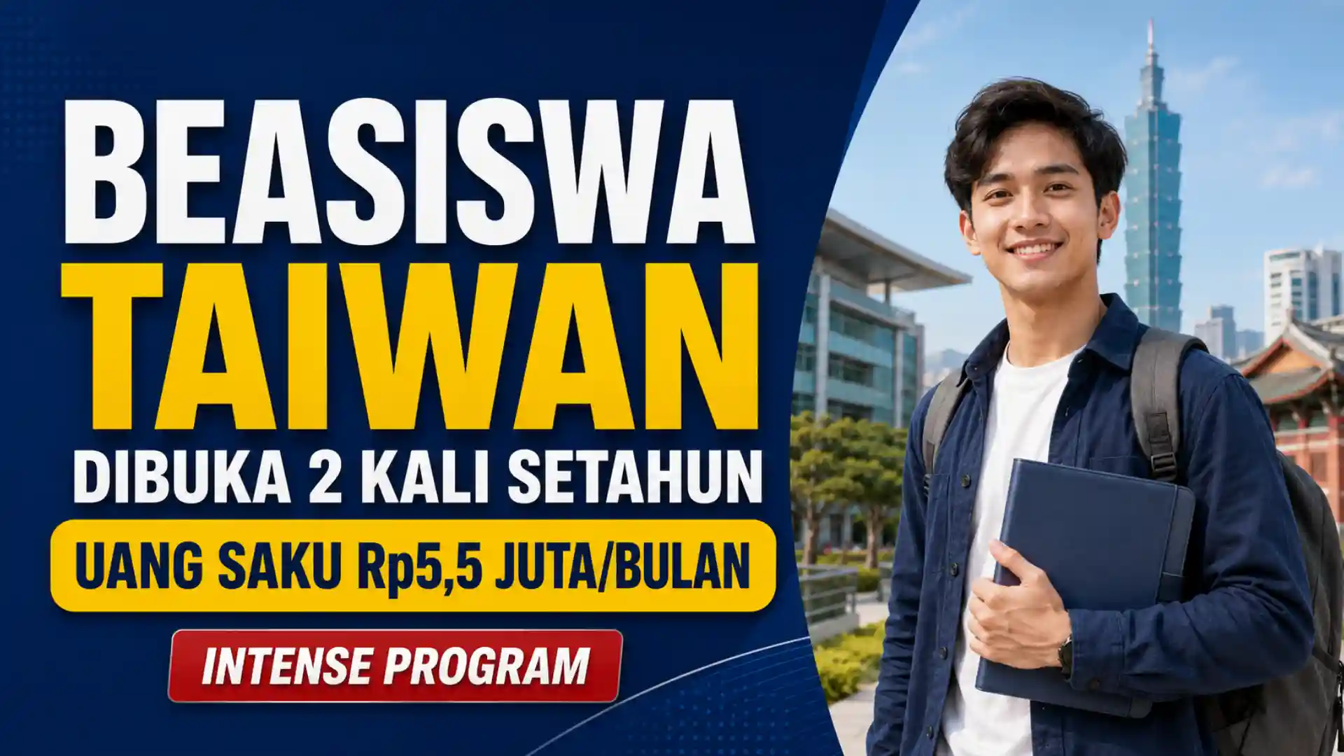 Beasiswa Pemerintah Taiwan Dibuka 2 Kali Setahun